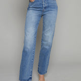 Chloe Super High Rise Straight Jeans - Serpentine Vintage