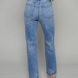 Chloe Super High Rise Straight Jeans - Serpentine Vintage