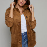 Margot Oversized Faux Suede Coat