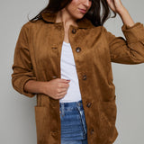 Margot Oversized Faux Suede Coat