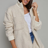 Rocky Oversized Zip Up Jacket