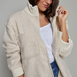Rocky Oversized Zip Up Jacket