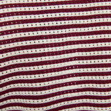 Tabby Striped Open Knit Sweater