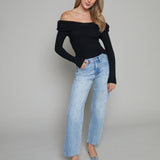 Anne Off The Shoulder Bow Top