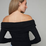 Anne Off The Shoulder Bow Top