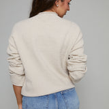 Greer Boucle Knit Sweater - Buff