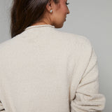 Greer Boucle Knit Sweater - Buff