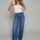 Tommy High Rise Bowed Wide Leg Jean - Fulton