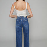 Tommy High Rise Bowed Wide Leg Jean - Fulton