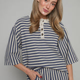 Macy Oversized Striped Top