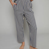 Catherine Straight Striped Pants
