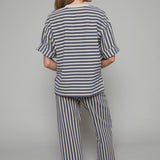 Macy Oversized Striped Top