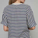 Macy Oversized Striped Top