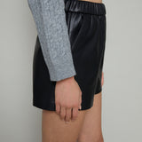Buffy Faux Leather Shorts