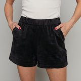 Delvine Faux Suede Shorts