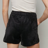 Delvine Faux Suede Shorts