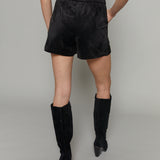 Delvine Faux Suede Shorts