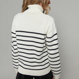 Ellis Striped Turtleneck Sweater