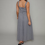 Elowen Gingham Corset Maxi Dress
