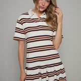 Paige Striped Rugby Mini Dress