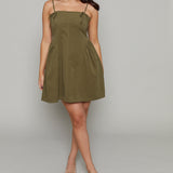 Roma Bow Trim Mini Dress