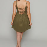 Roma Bow Trim Mini Dress