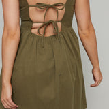 Roma Bow Trim Mini Dress