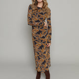 Annika Floral Mesh Maxi Dress