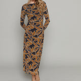 Annika Floral Mesh Maxi Dress