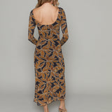 Annika Floral Mesh Maxi Dress