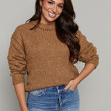 Lily Whipstitch Relaxed Sweater - Coconut