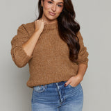 Lily Whipstitch Relaxed Sweater - Coconut