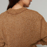 Lily Whipstitch Relaxed Sweater - Coconut