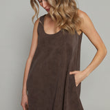 Darien Faux Leather Mini Dress