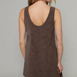 Darien Faux Leather Mini Dress