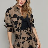 Alexis Jacquard Floral Mini Skirt