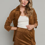 Margot Oversized Faux Suede Coat