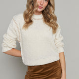 Erica Faux Suede Mini Skirt - Coconut
