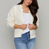 Gwen Zip Up Sweater Jacket