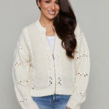 Gwen Zip Up Sweater Jacket