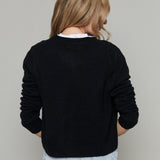Phoebe Relaxed Cardigan - Black