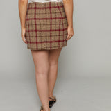 Tara Plaid Mini Skirt