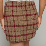 Tara Plaid Mini Skirt