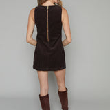 Channing Corduroy Shift Mini Dress