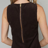 Channing Corduroy Shift Mini Dress