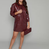 Casey Cropped Faux Leather Jacket