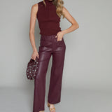 Leanne Faux Leather Pants