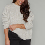 Chelsea Oversized Knit Sweater - Oatmeal