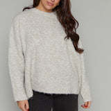 Chelsea Oversized Knit Sweater - Oatmeal