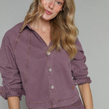Kit Cropped Denim Shirt